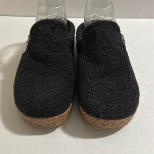 SUGAR FOOT Poppy Wool Mules Sz 10 EUC Black